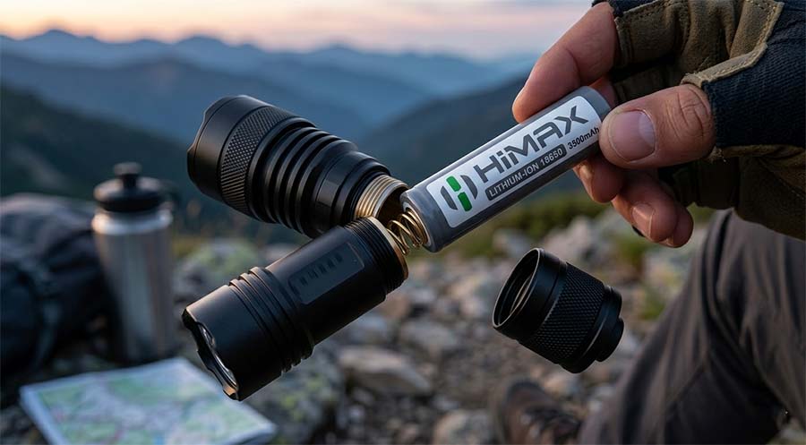 Li Ion High Capacity Flashlight Application