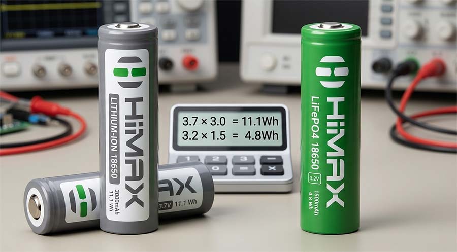 Li Ion Lifepo4 Capacity Comparison