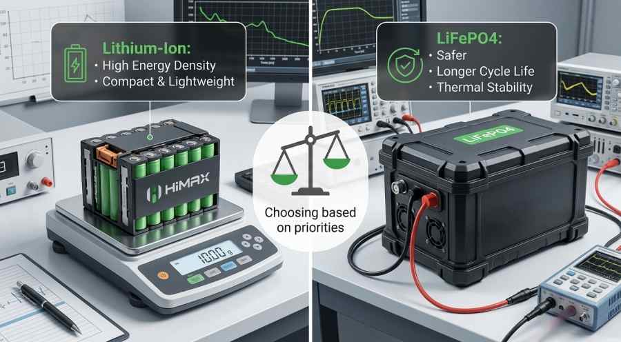 Li Ion Vs Lifepo4 Battery
