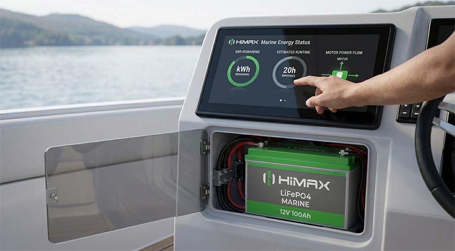 Modern Electric Boat Helm Power System