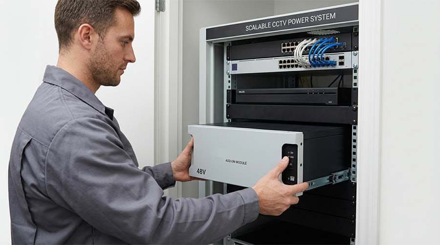 Modular Cctv Battery System Himax Expansion