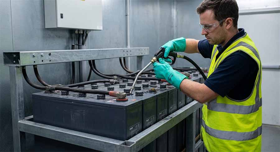 Traditional Lead Acid Battery Watering Maintenance
