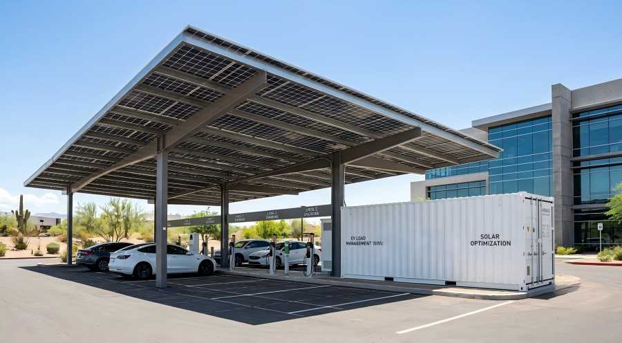 Arizona Office Campus Ev Charging Storage Scenario
