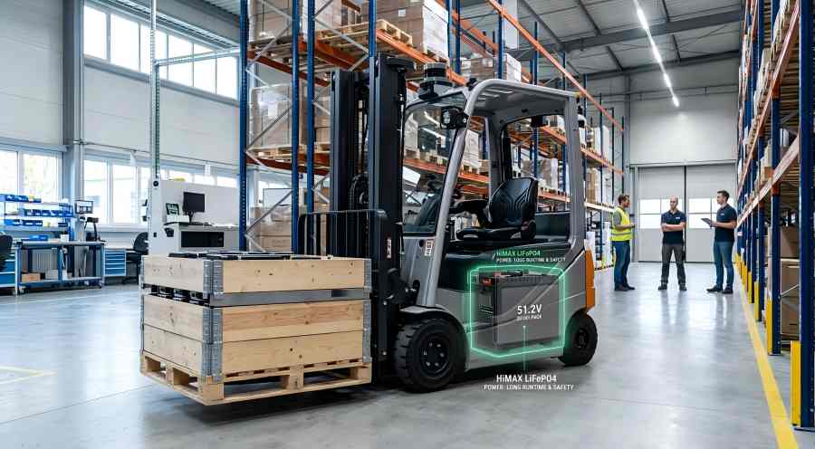 Autonomous Forklift Lifepo4 Case Study