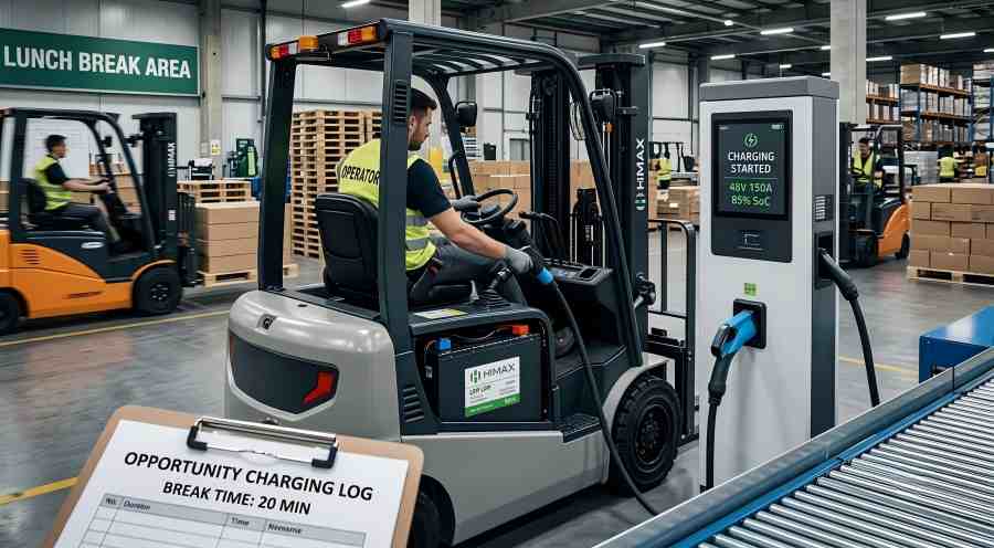 Forklift Opportunity Charging