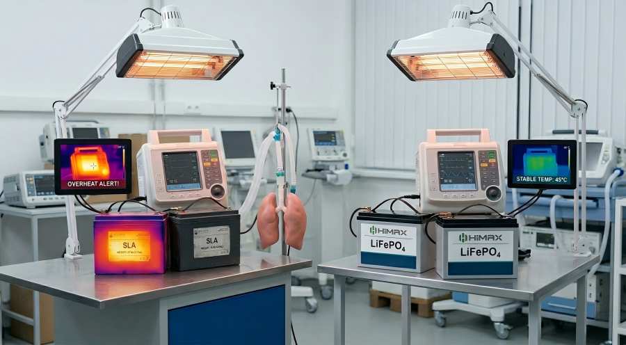 Himax Lifepo4 Battery Thermal Stability Demonstration