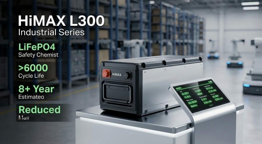 Himax Lifepo4 Industrial Battery Lifecycle