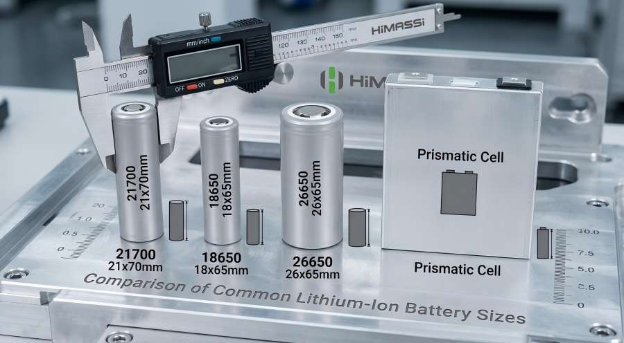 Lithium Battery Size Comparison