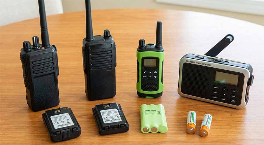 Radio Battery Types Comparison